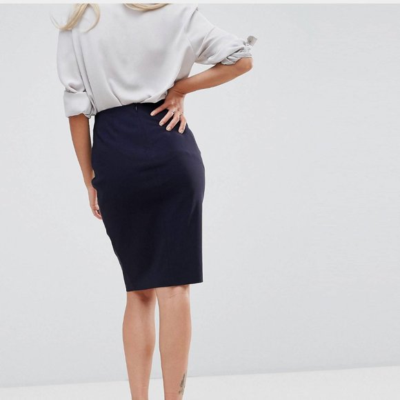 Asos New Without Tag Pensil Skirt - Picture 3 of 6